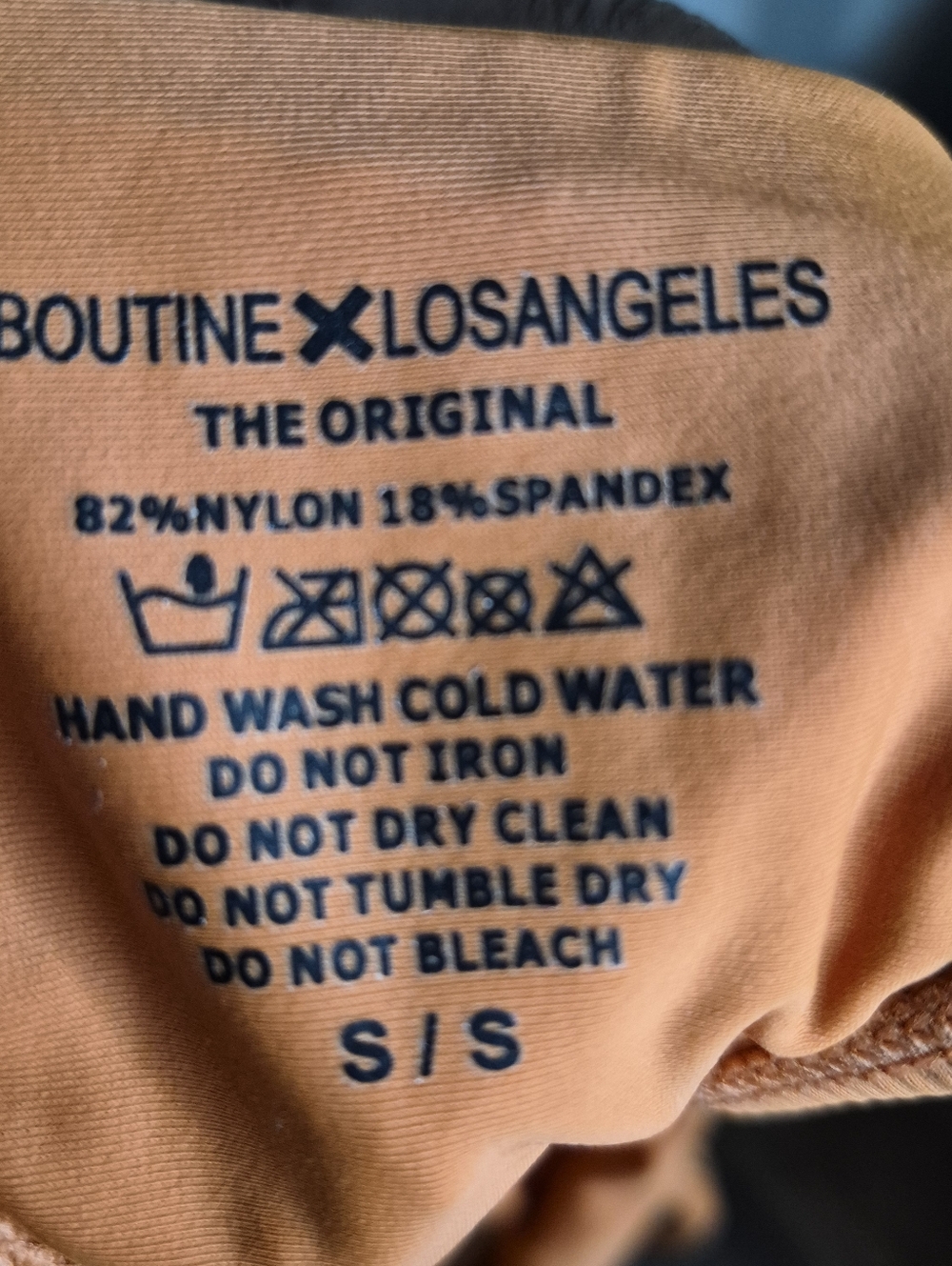 Boutine LA Burnt Orange Radar One-Piece Swimsuit Sz S - Picture 6 of 6
